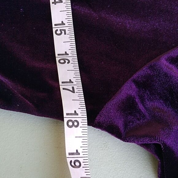 Vintage Kevin T Elegant Purple Large Maxi Dress Embellishments Special Event - Picture 10 of 14